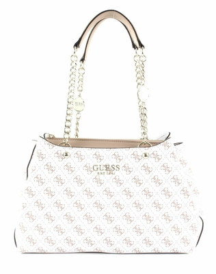 bolso blanco guess